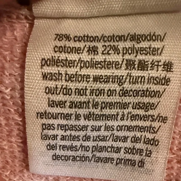 PINK Victoria's Secret Tie Dye Zip Hoodie Medium - Picture 7 of 7